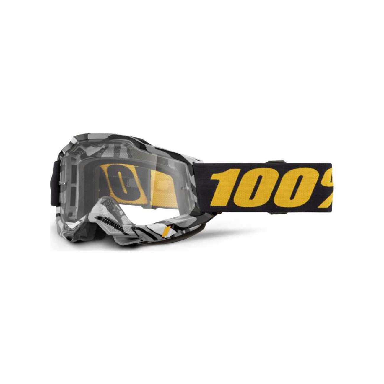 100% SPEEDLAB Okulary Kolarskie - ACCURI 2 - Czarny/żółty