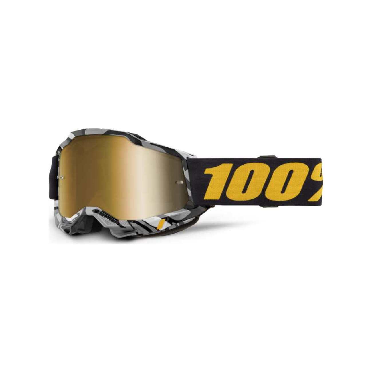 100% SPEEDLAB Okulary Kolarskie - ACCURI 2 - Biały/szary/żółty/czarny/złoty