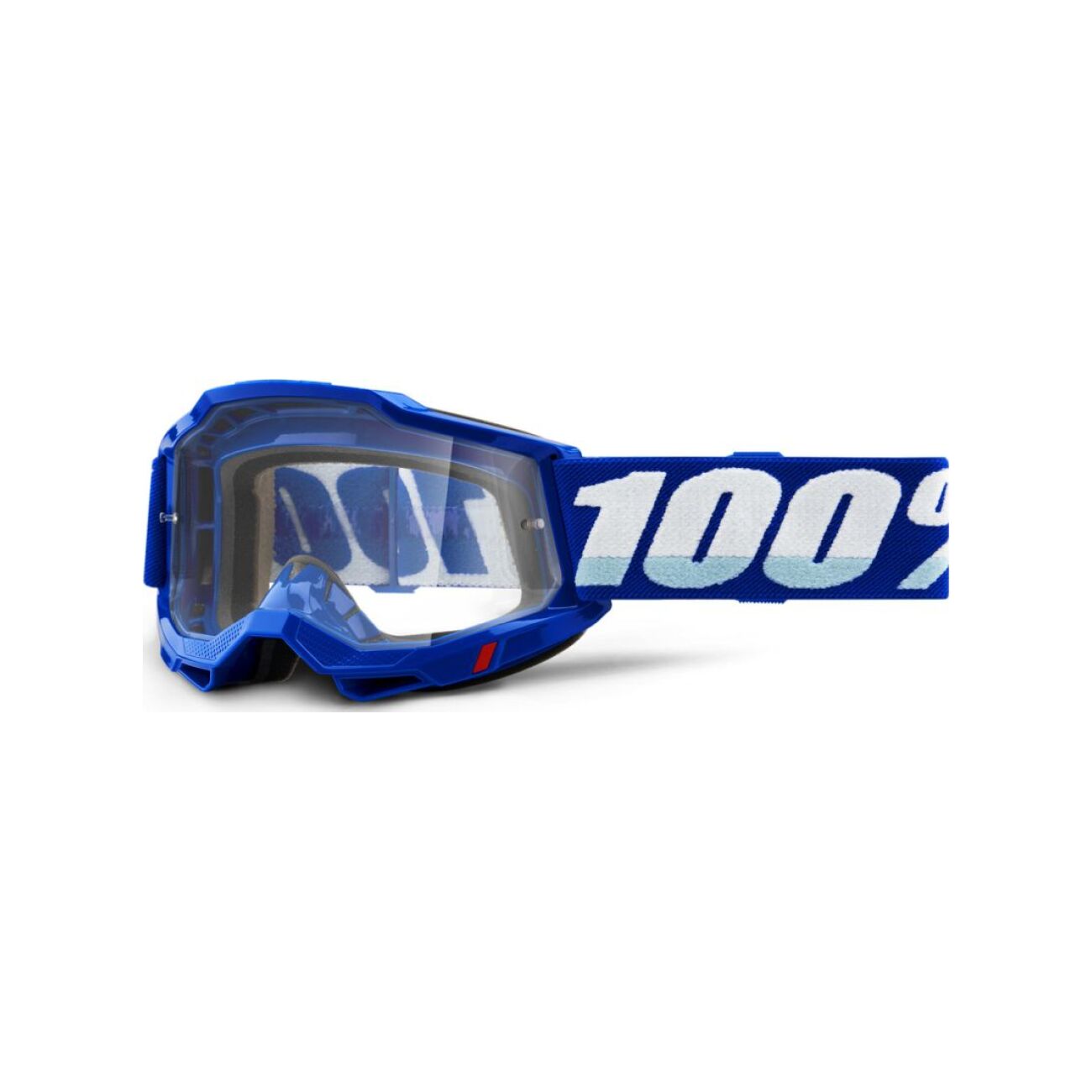 100% SPEEDLAB Okulary Kolarskie - ACCURI 2 OTG - Niebieski/biały