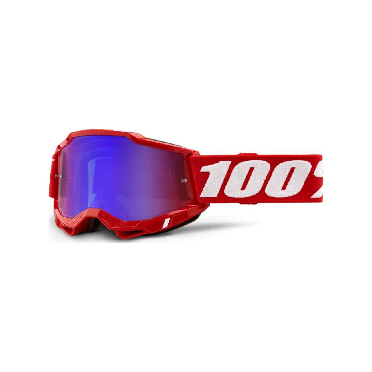 100% SPEEDLAB Okulary Kolarskie - ACCURI 2 - Czerwony/biały/niebieski