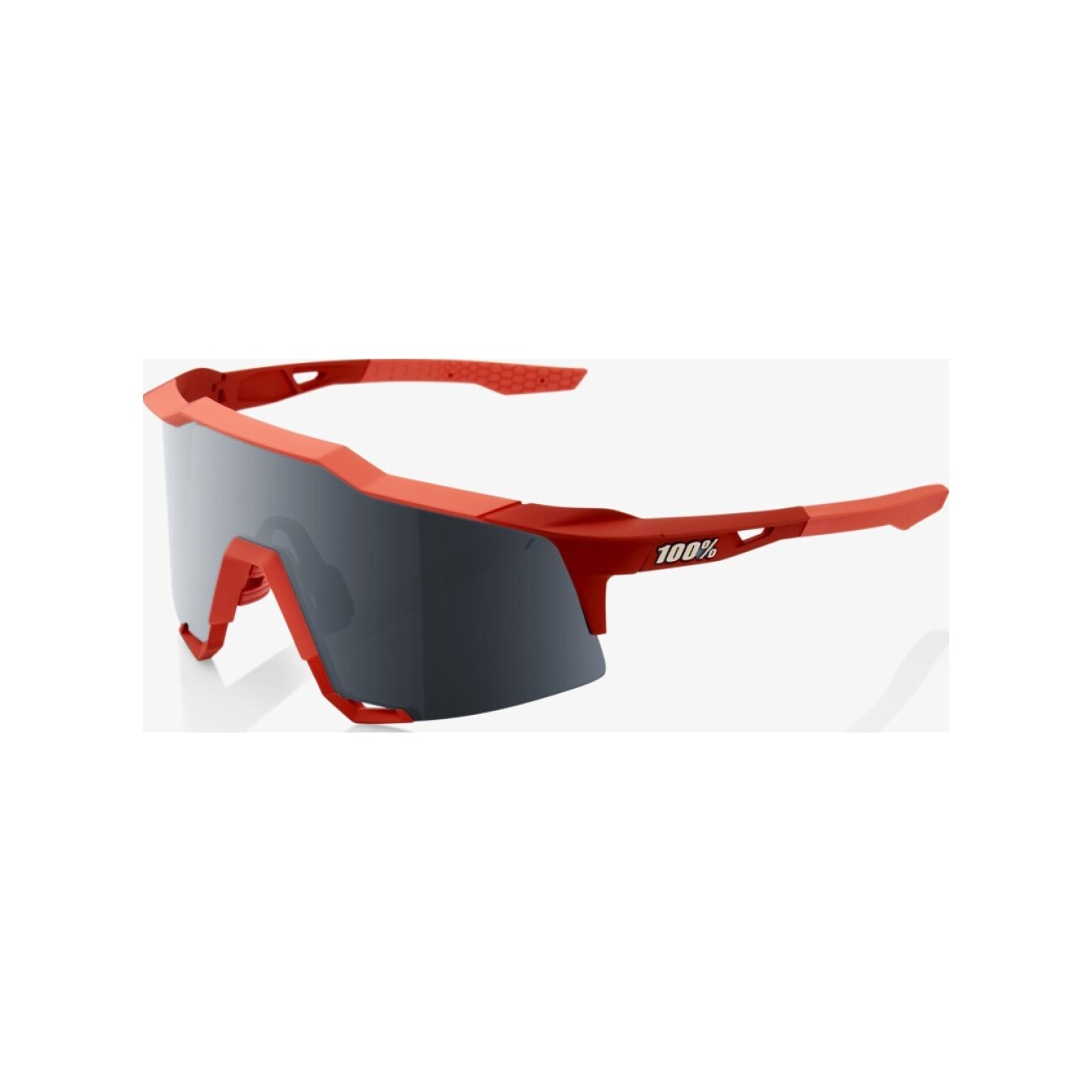 100% SPEEDLAB Okulary Kolarskie - SPEEDCRAFT - Czerwony/czarny