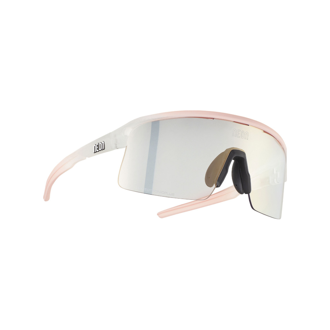 NEON Okulary Kolarskie - ARROW 2.0 - Różowy/przezroczysty