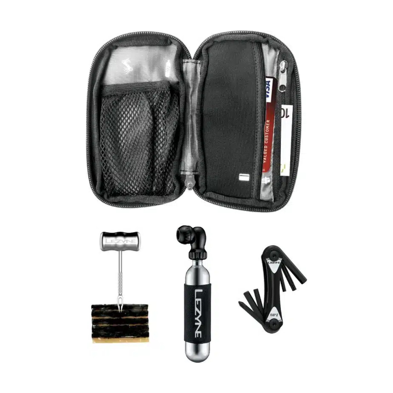 LEZYNE Zestaw Narzędzi - POCKET ORGANIZER LOADED - MTB - Czarny