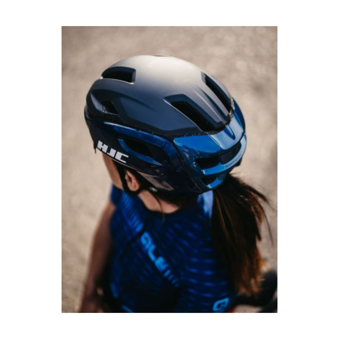 HJC Kask Kolarski - VALECO 2.0 - Niebieski/czarny