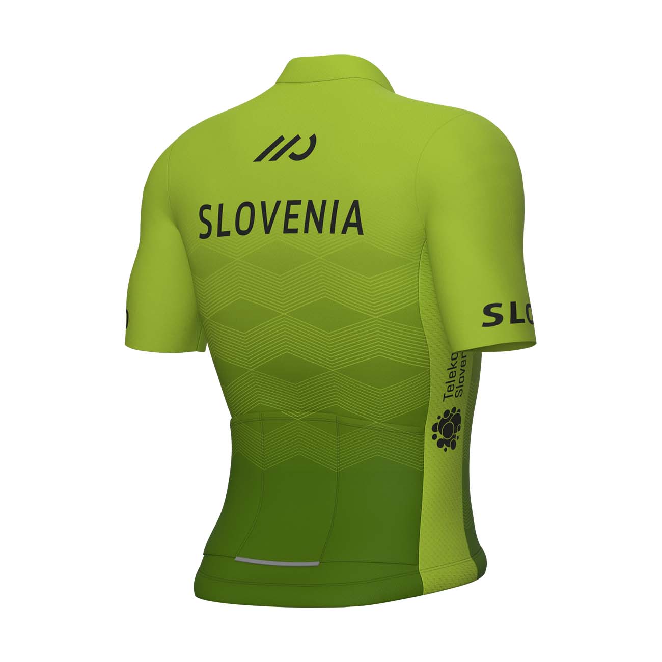 ALÉ Koszulka Kolarska Z Krótkim Rękawem - SLOVENIA NATIONAL 23 - Zielony