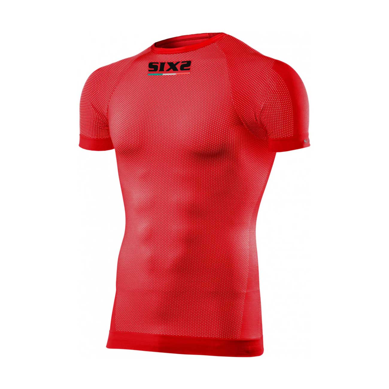 SIX2 Kolarska Koszulka Z Krótkim Rękawem - TS1 II - Czerwony